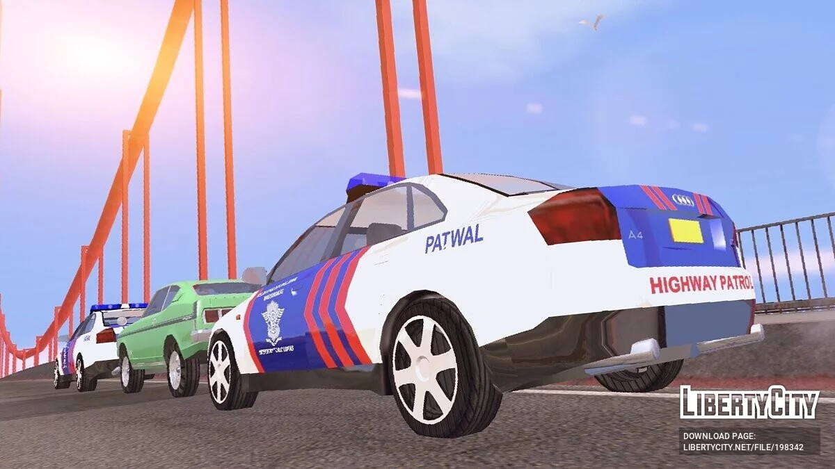 Audi A4 Полиция Patwal (только для DFF) / GTA San Andreas (iOS, Android)