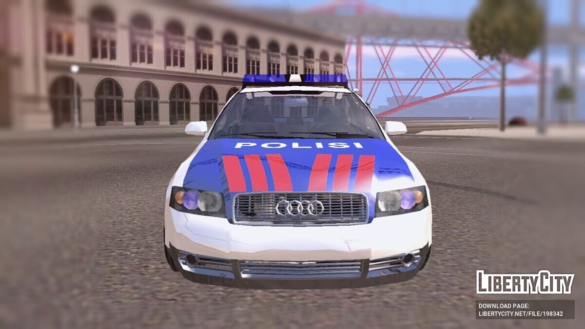 Скачать Audi A4 Полиция Patwal (только для DFF) для GTA San Andreas (iOS,  Android)