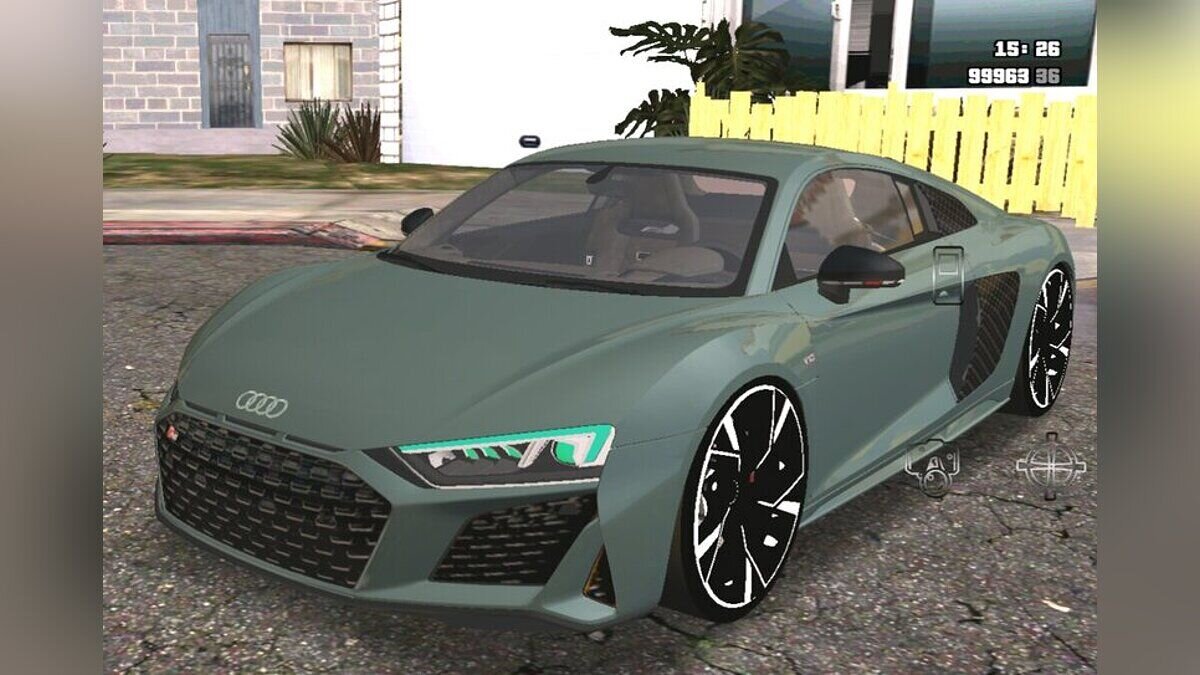 Скачать Audi R8 V10 2020 (только DFF) для GTA San Andreas (iOS, Android)