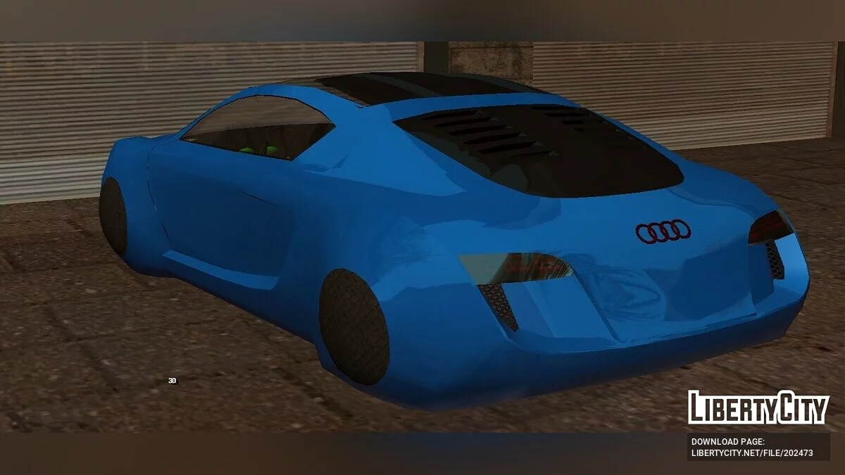 Audi RSQ Concept (только DFF) / GTA San Andreas (iOS, Android)