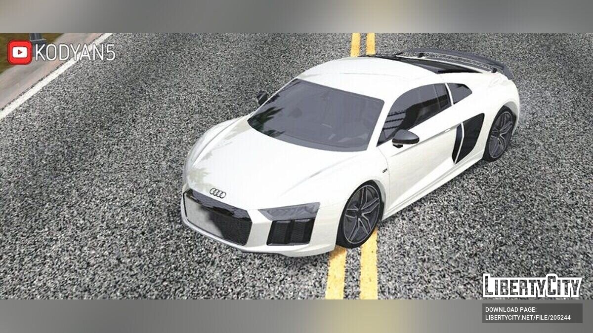 Скачать Audi R8 для GTA San Andreas (iOS, Android)