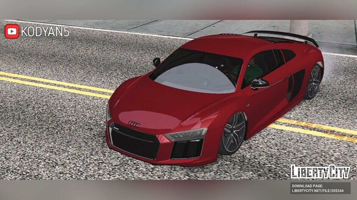 Скачать Audi R8 для GTA San Andreas (iOS, Android)