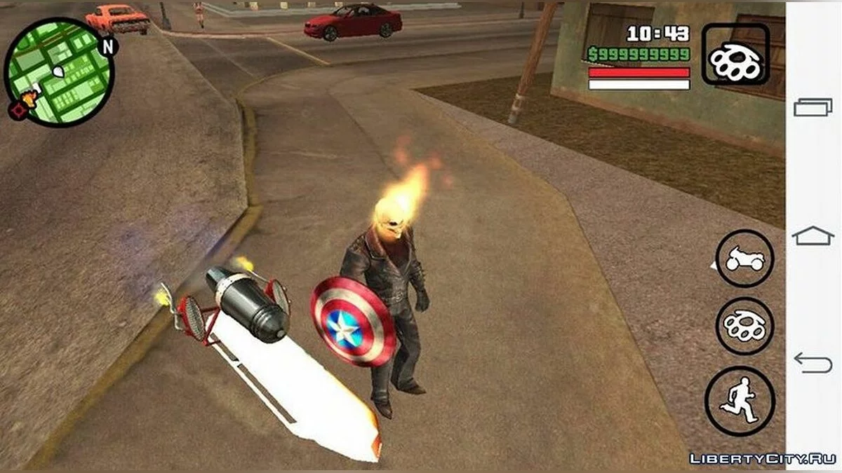 Щит Капитана Америки / GTA San Andreas (iOS, Android)