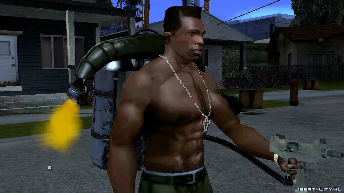 Качественный джетпак (реактивный ранец) / GTA San Andreas (iOS, Android)