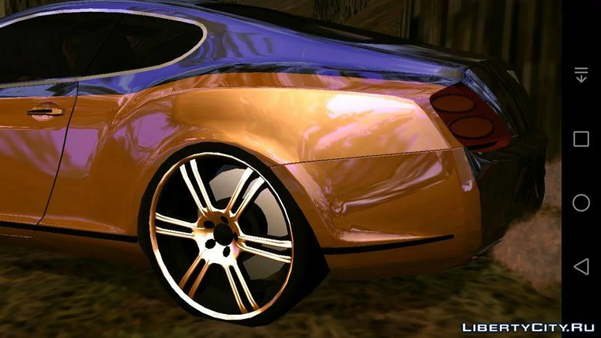 Bentley Continental GT Mansory (только DFF) / GTA San Andreas (iOS, Android)
