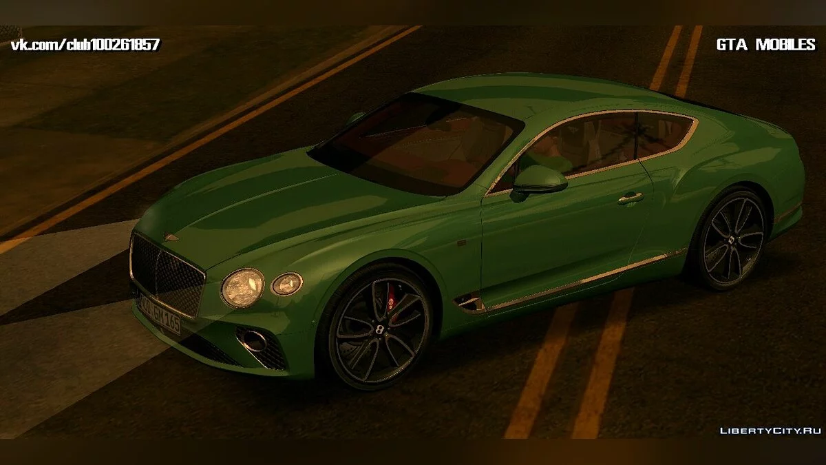 Bentley Continental GT 2018 / GTA San Andreas (iOS, Android)