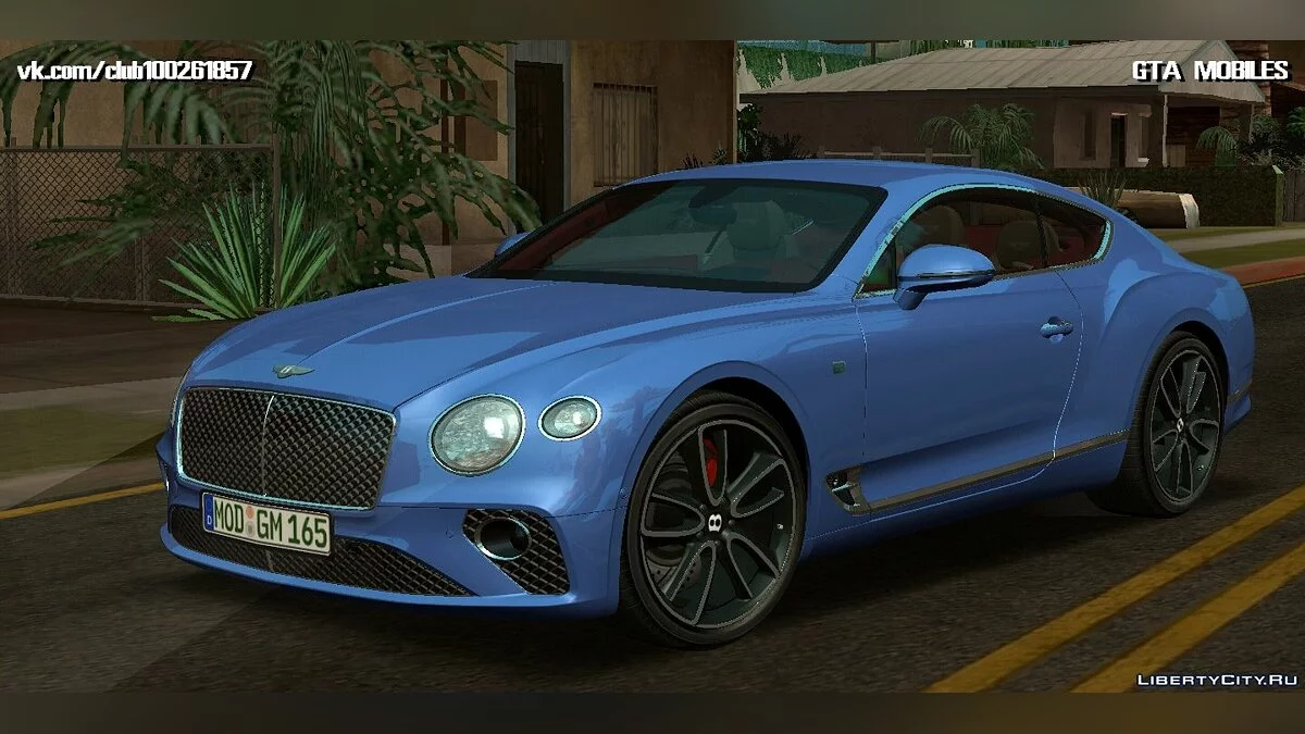 Bentley Continental GT 2018 / GTA San Andreas (iOS, Android)
