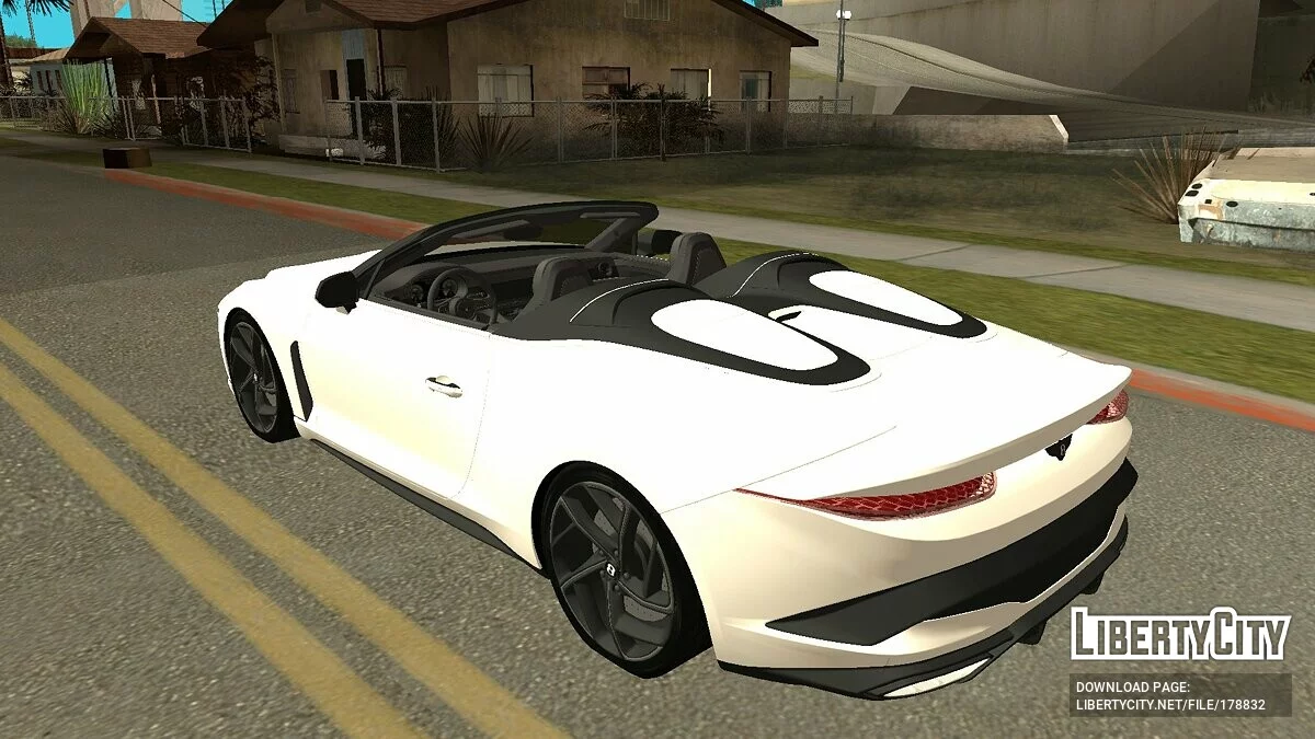 Bentley Mulliner Bacalar 2021 / GTA San Andreas (iOS, Android)