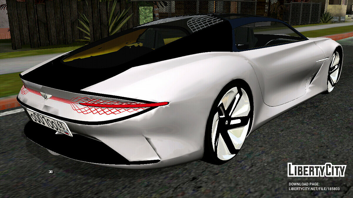 Скачать Bentley EXP 100 GT Concept 2019 для GTA San Andreas (iOS, Android)