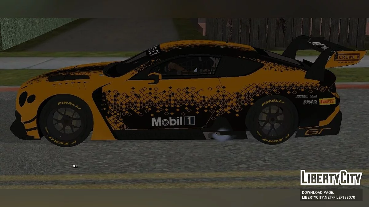 2020 Bentley Continental GT3 / GTA San Andreas (iOS, Android)