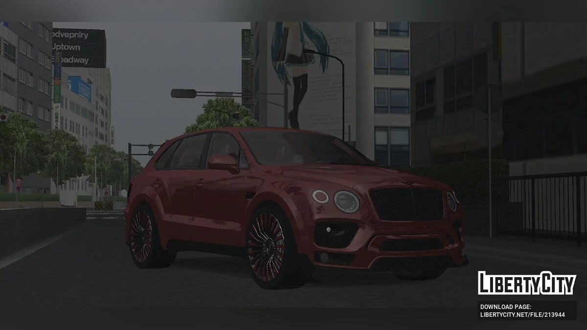 Bentley Bentayga Mansory / GTA San Andreas (iOS, Android)