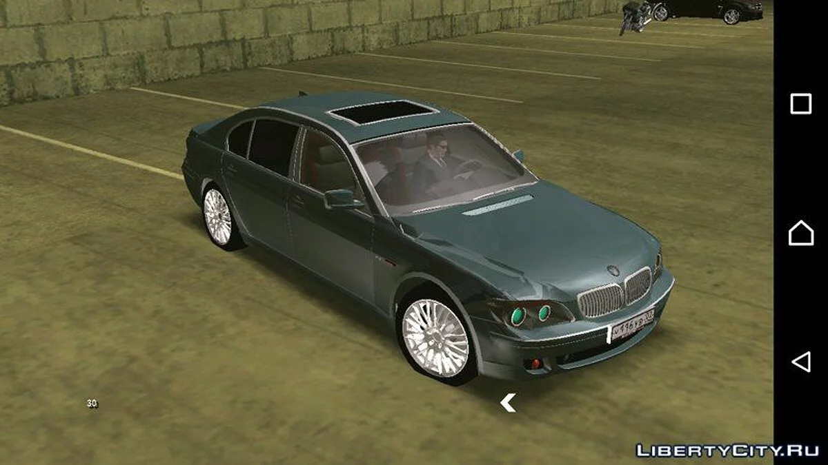 BMW 760i (no txd) for Android / GTA San Andreas (iOS, Android)