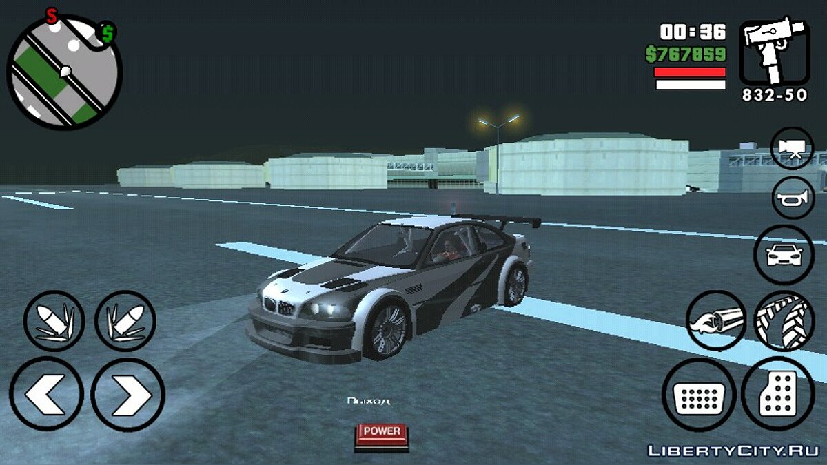 Скачать BMW M3 GTR для GTA San Andreas (iOS, Android)