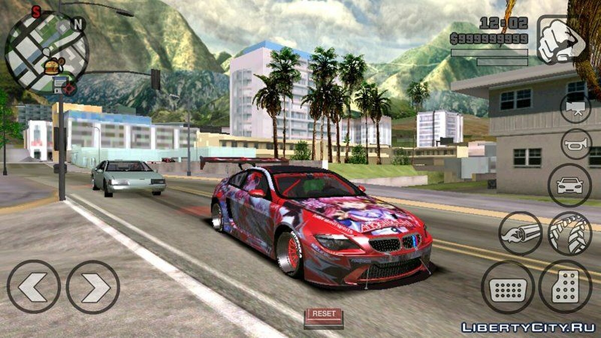 BMW M6 Angel Beats для GTA San Andreas (iOS, Android) - Картинка #1
