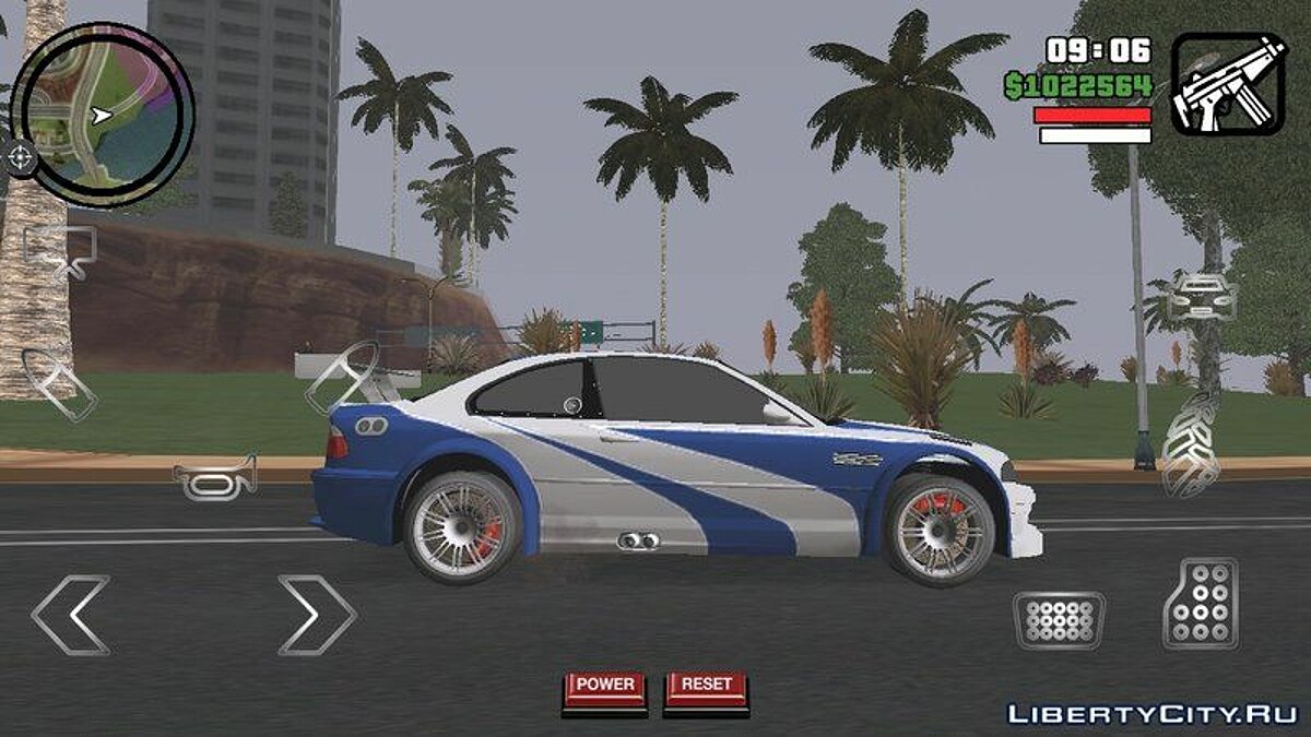 Скачать BMW M3 GTE NFS Mod для GTA San Andreas (iOS, Android)