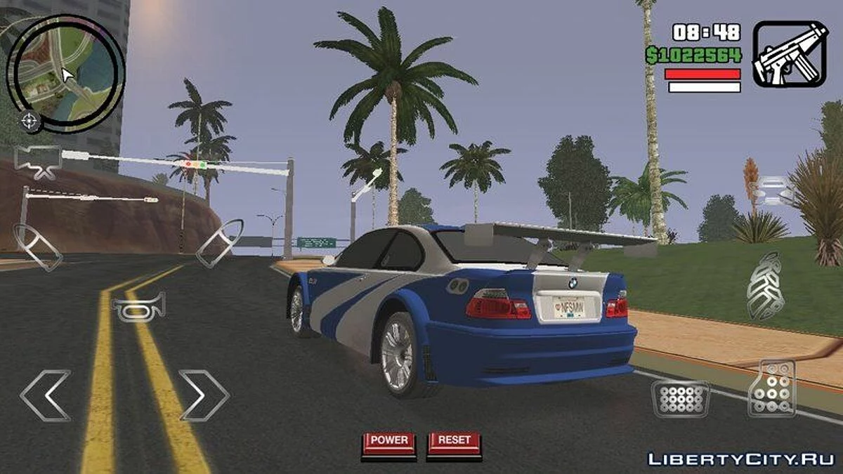 BMW M3 GTE NFS Mod / GTA San Andreas (iOS, Android)