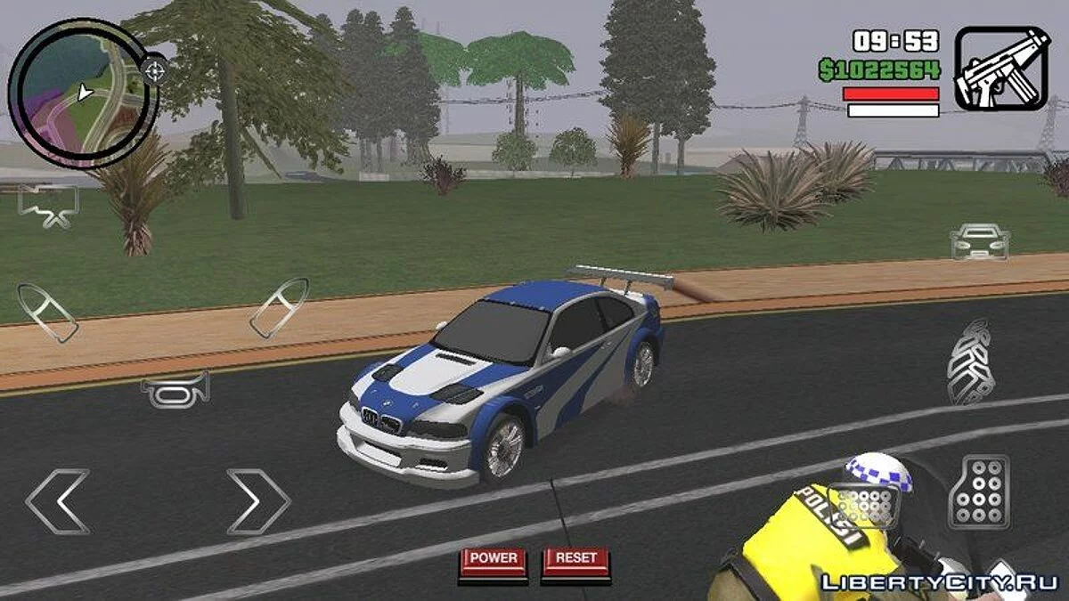 BMW M3 GTE NFS Mod / GTA San Andreas (iOS, Android)