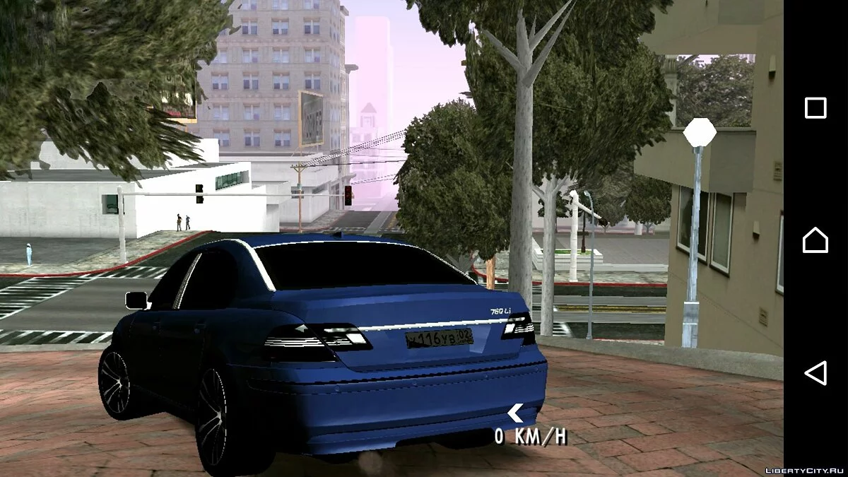 BMW 760i 2005 Revision (только DFF) / GTA San Andreas (iOS, Android)