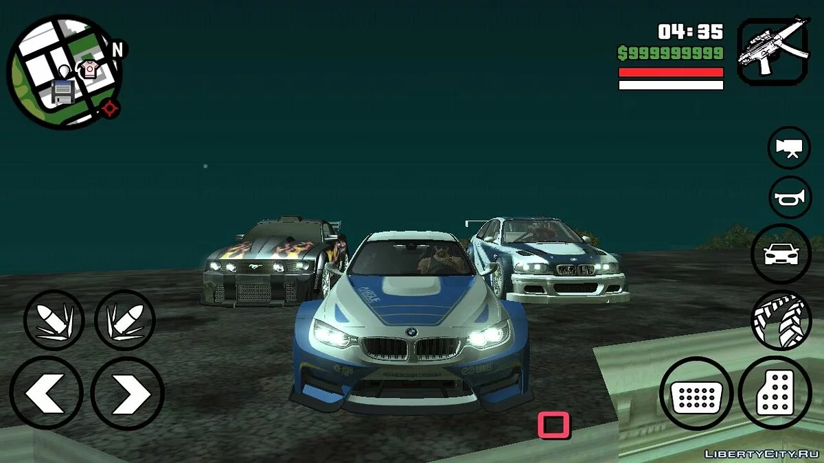 BMW M4 из NFS: No Limits / GTA San Andreas (iOS, Android)