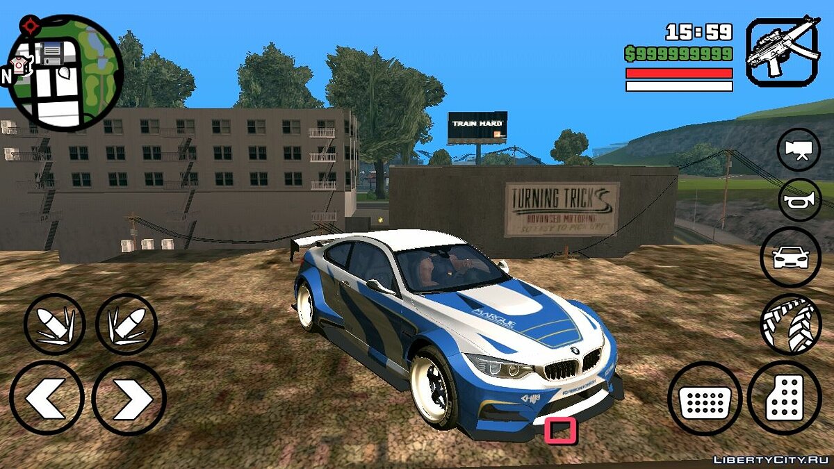 Скачать BMW M4 из NFS: No Limits для GTA San Andreas (iOS, Android)