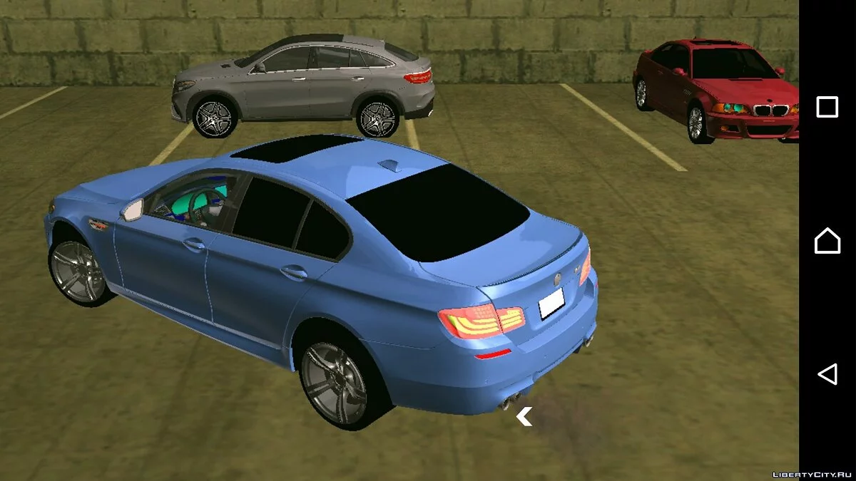 BMW M5 2012 (только DFF) / GTA San Andreas (iOS, Android)