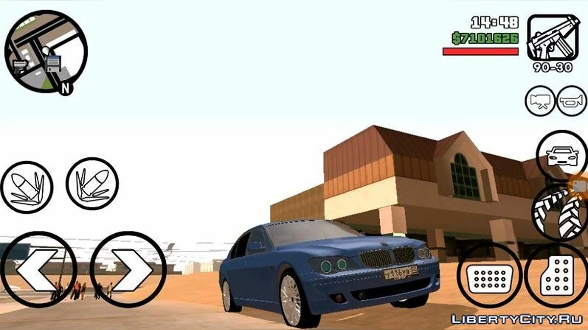BMW 760i (только DFF) / GTA San Andreas (iOS, Android)