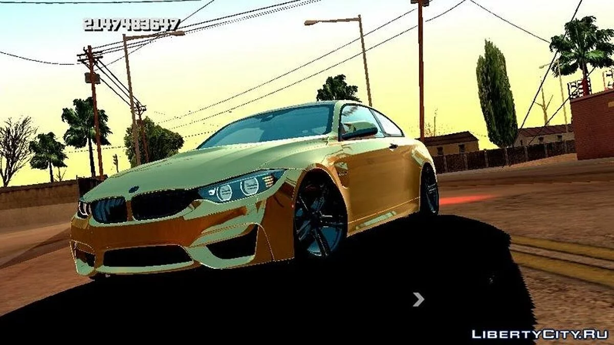 BMW M4 2018 (только DFF) / GTA San Andreas (iOS, Android)