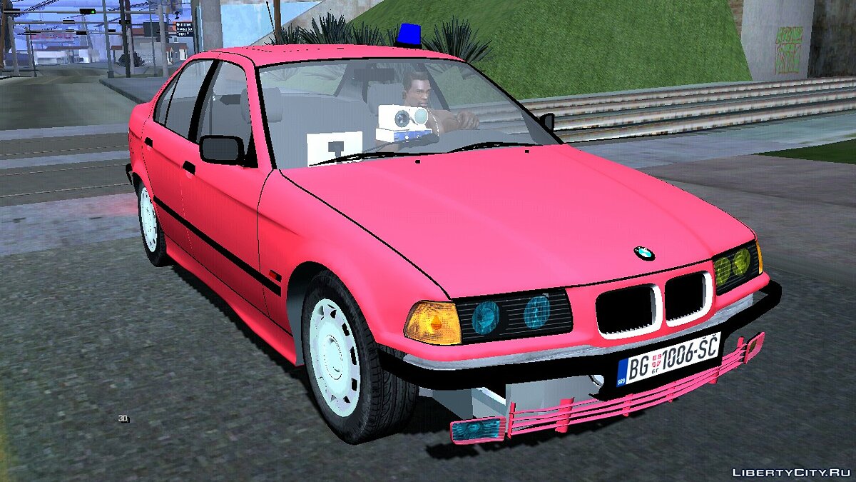 Скачать BMW 320i e36 Civil Police для GTA San Andreas (iOS, Android)