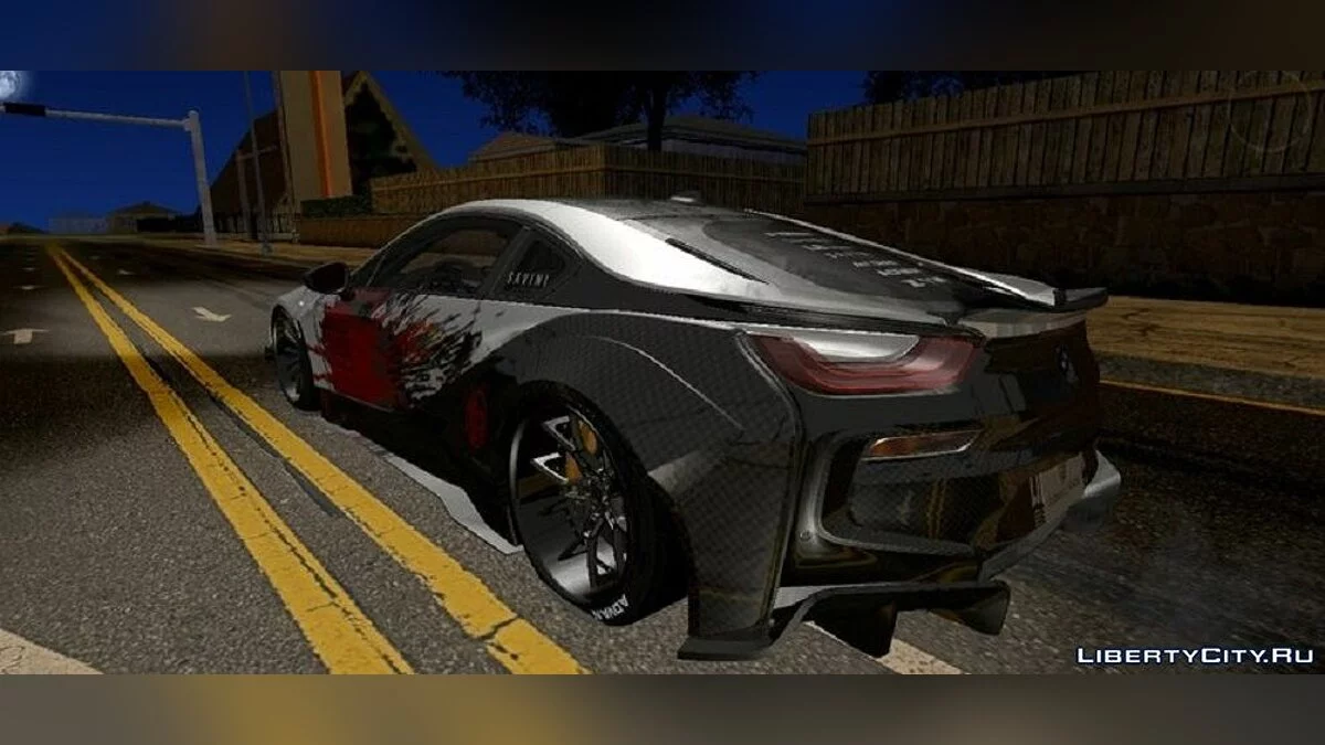 BMW I8 Liberty Walk [PC и Mobile] / GTA San Andreas (iOS, Android)