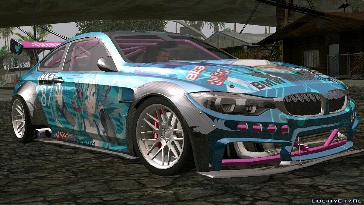 BMW M4 F82 Hatsune Miku / GTA San Andreas (iOS, Android)