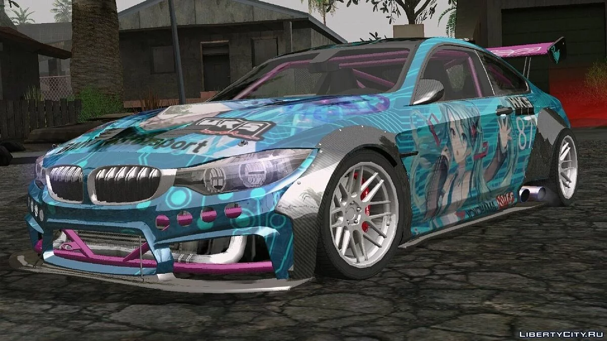 BMW M4 F82 Hatsune Miku / GTA San Andreas (iOS, Android)