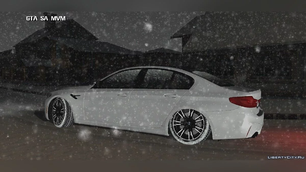 BMW M5 F90 — зимняя версия / GTA San Andreas (iOS, Android)