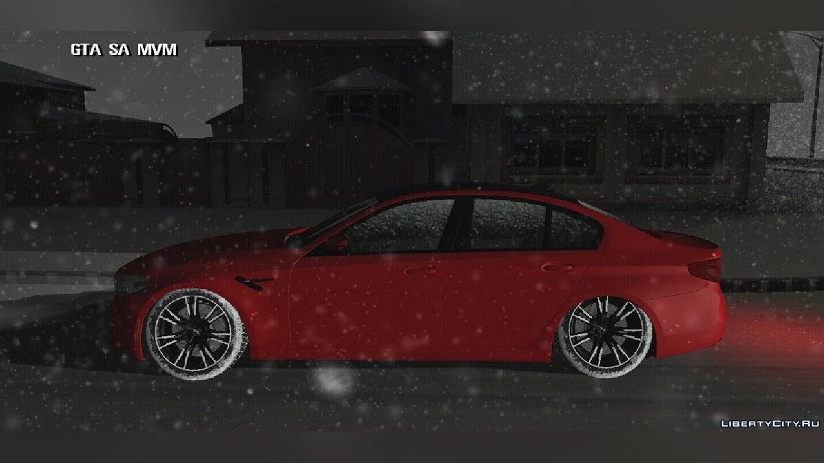 BMW M5 F90 — зимняя версия / GTA San Andreas (iOS, Android)