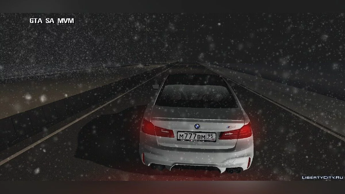 BMW M5 F90 — зимняя версия / GTA San Andreas (iOS, Android)