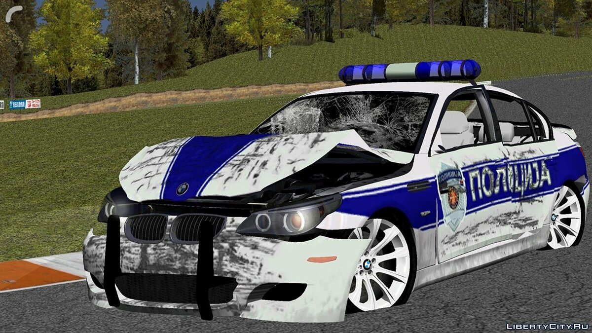 BMW M5 - Полиция для GTA San Andreas (iOS, Android) - Картинка #3