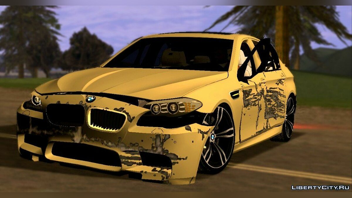 Скачать BMW 5 series F10 для GTA San Andreas (iOS, Android)