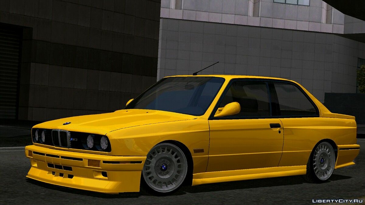 Скачать BMW E30 (только DFF) для GTA San Andreas (iOS, Android)