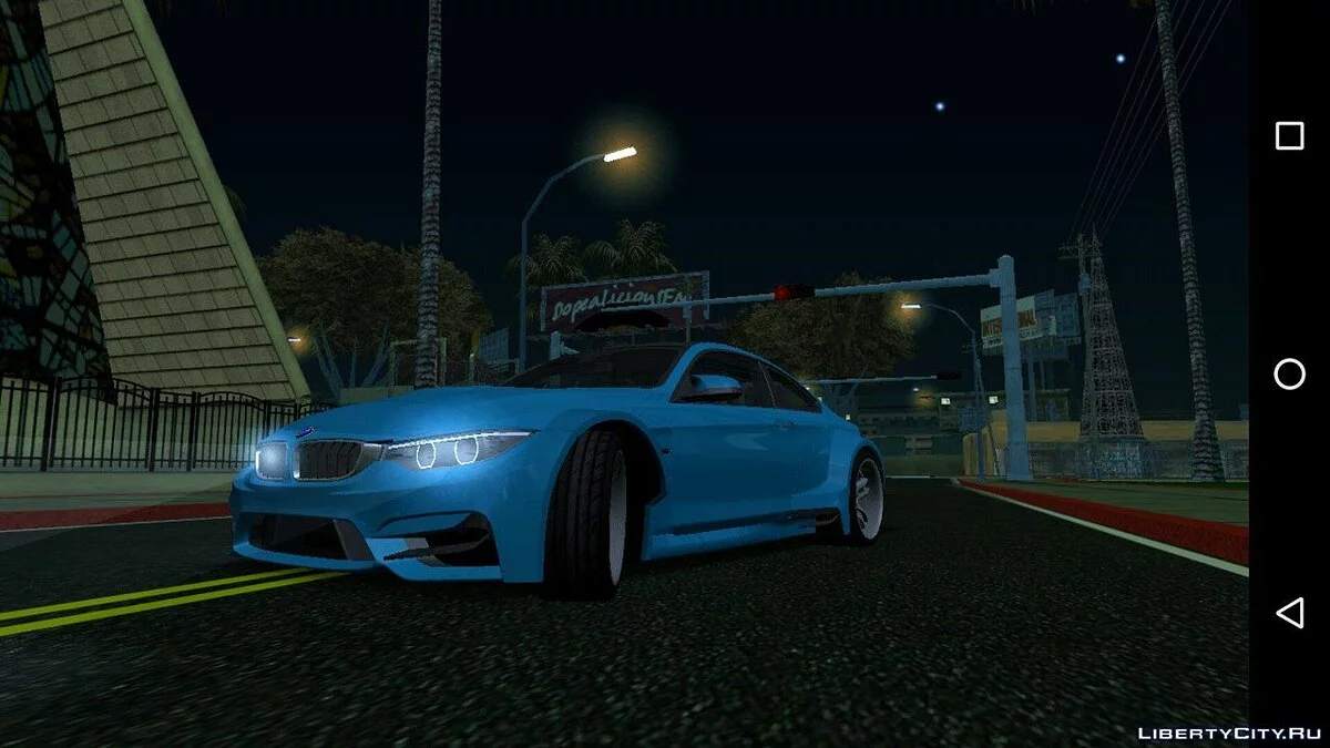BMW M4 F82 (только DFF) / GTA San Andreas (iOS, Android)