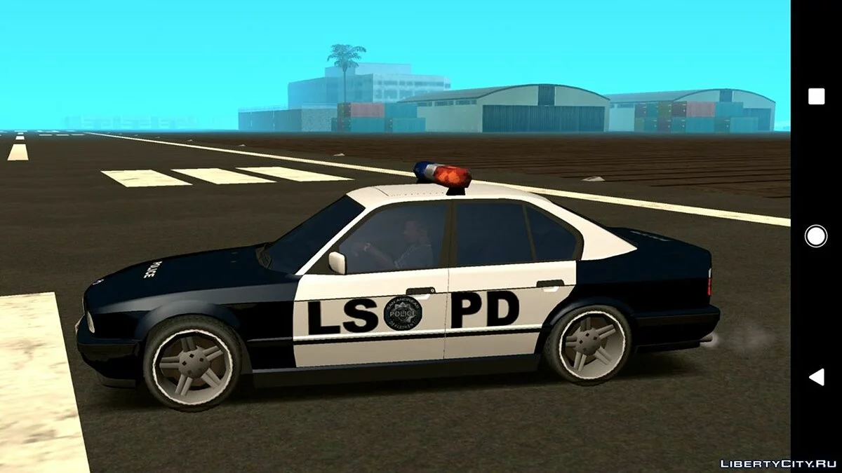 BMW M5 E34 - Полиция V2.0 (Только DFF) / GTA San Andreas (iOS, Android)
