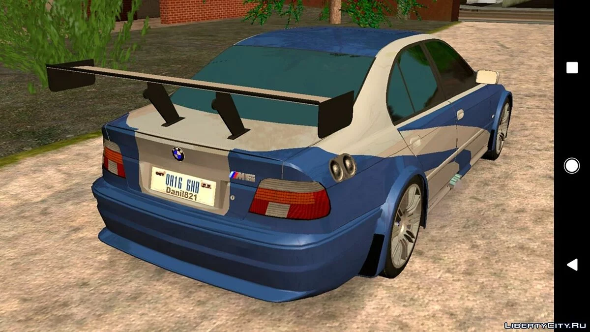 BMW M5 E39 GTR MW Style (только DFF) / GTA San Andreas (iOS, Android)