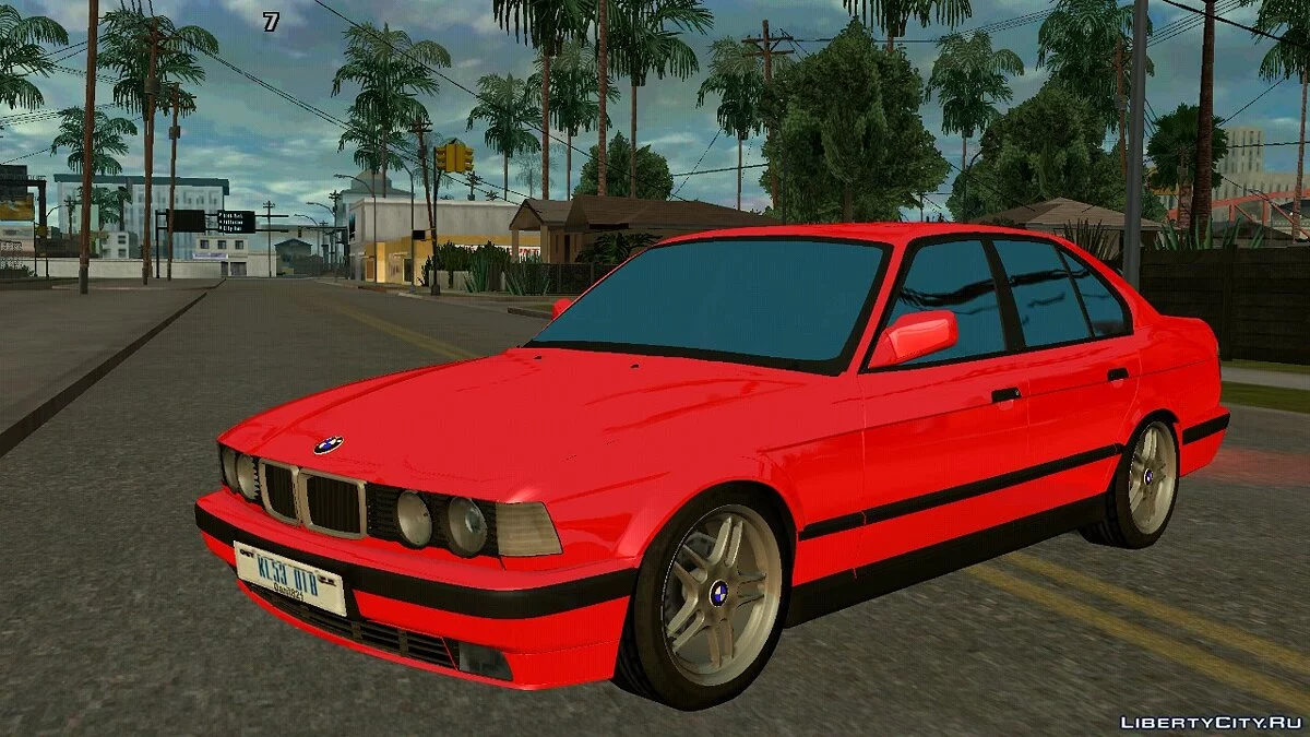BMW 7 E32 750i v0.2 (только DFF) / GTA San Andreas (iOS, Android)