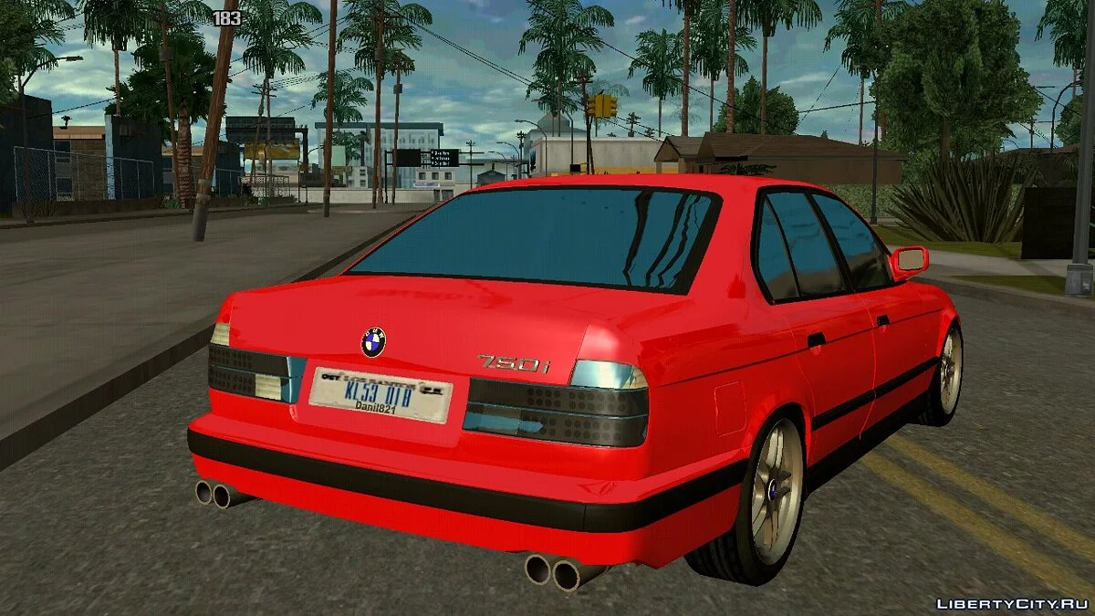 BMW 7 E32 750i v0.2 (только DFF) / GTA San Andreas (iOS, Android)