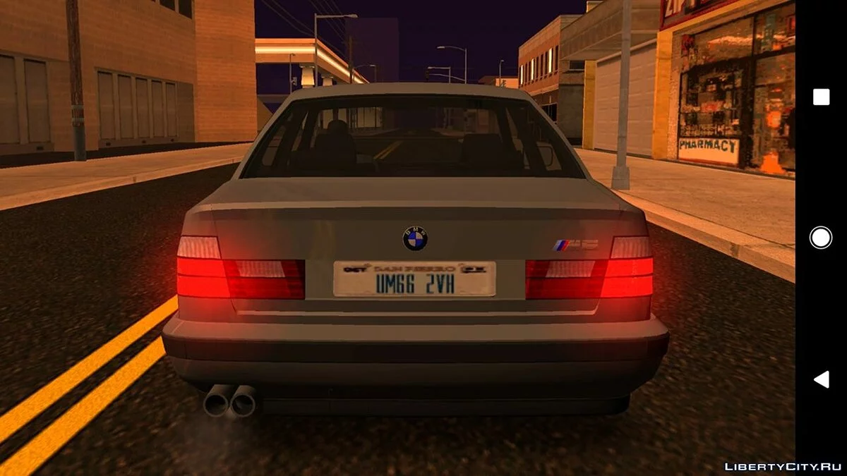 BMW E34 v5.0 (только DFF) / GTA San Andreas (iOS, Android)