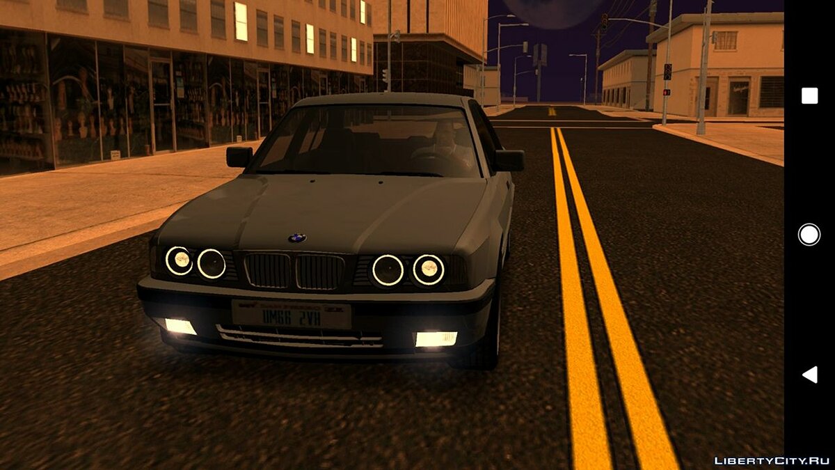 Скачать BMW E34 v5.0 (только DFF) для GTA San Andreas (iOS, Android)