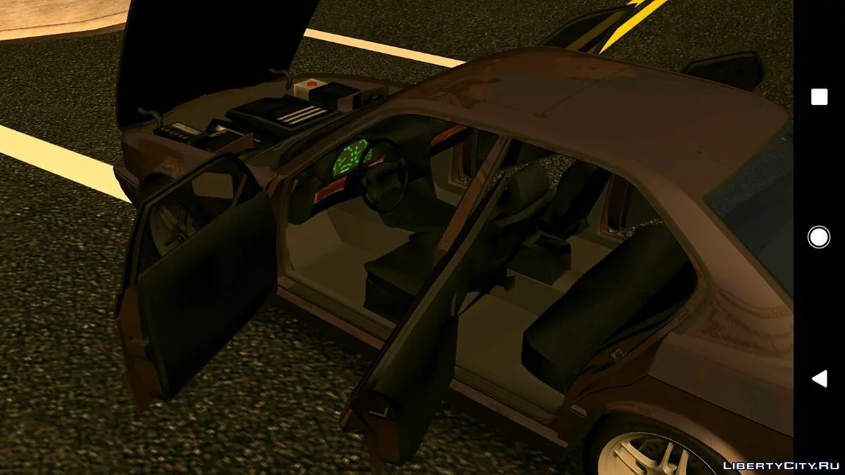 BMW E34 v5.0 (только DFF) / GTA San Andreas (iOS, Android)