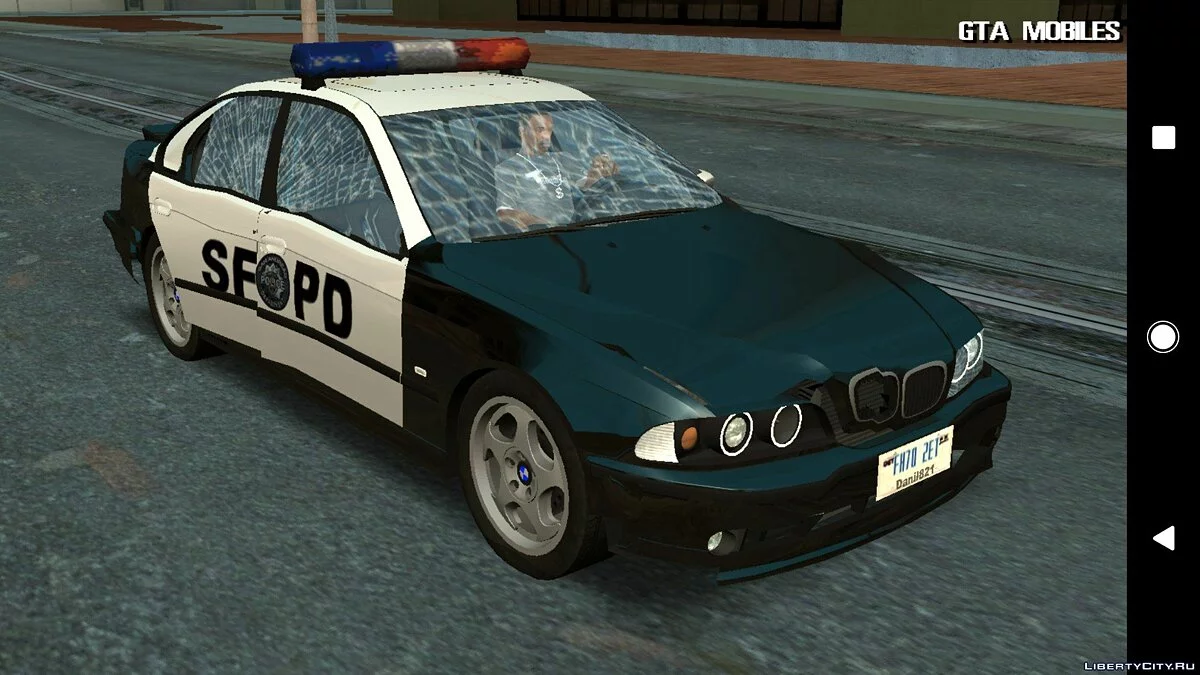 BMW E39 525i Police SFPD (только DFF) / GTA San Andreas (iOS, Android)