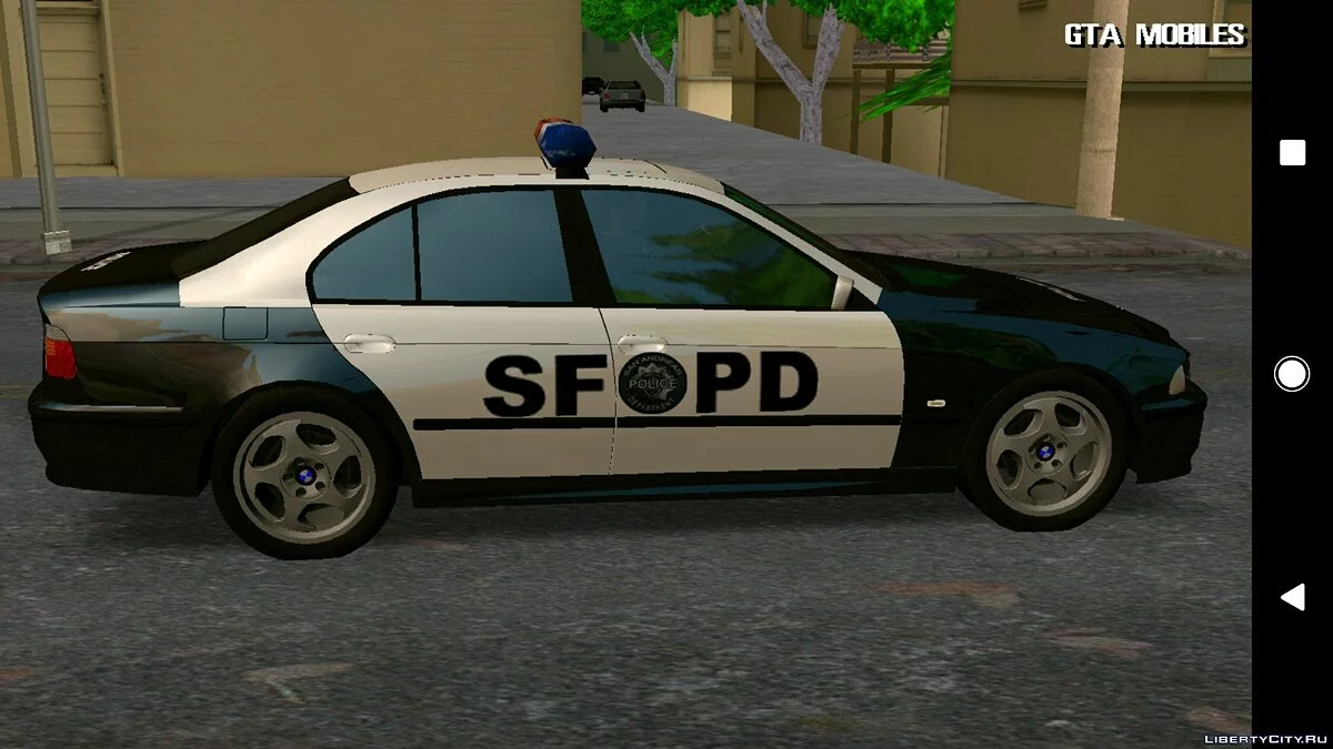 BMW E39 525i Police SFPD (только DFF) / GTA San Andreas (iOS, Android)
