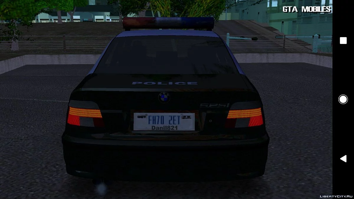 BMW E39 525i Police SFPD (только DFF) / GTA San Andreas (iOS, Android)