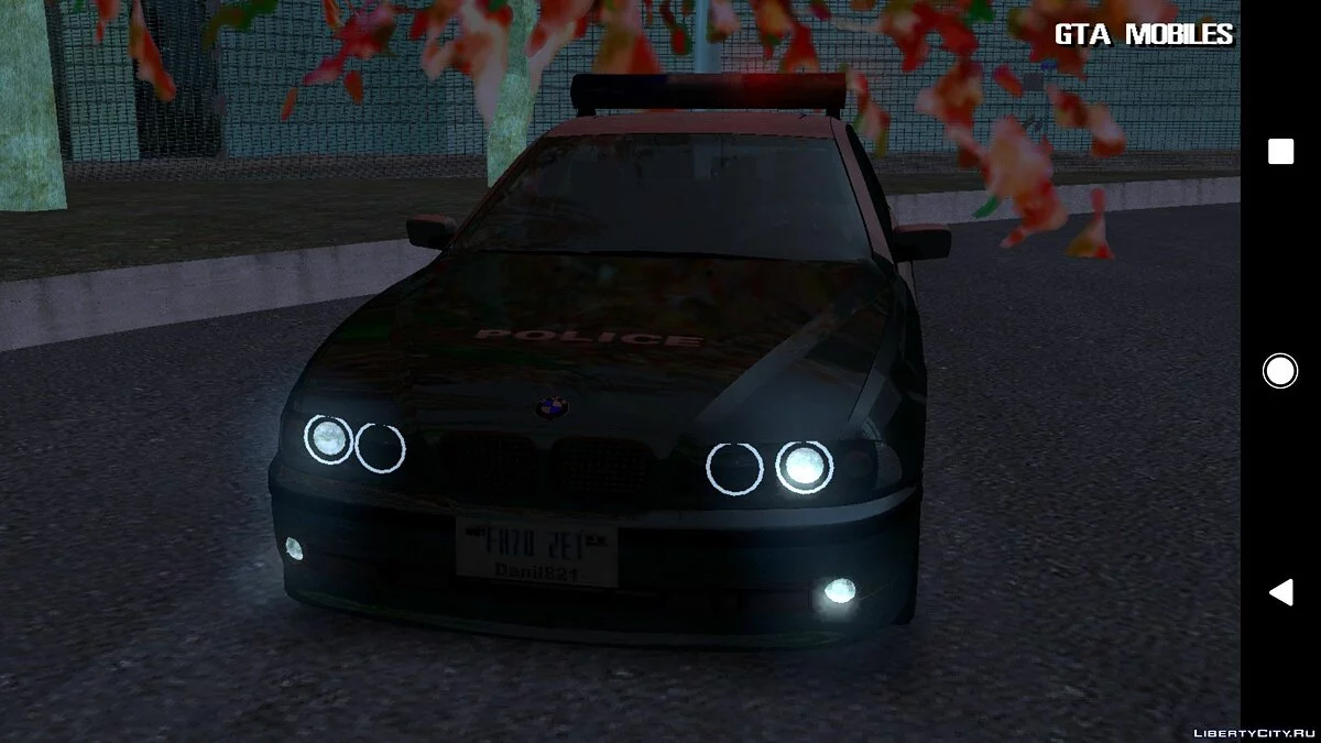 BMW E39 525i Police SFPD (только DFF) / GTA San Andreas (iOS, Android)