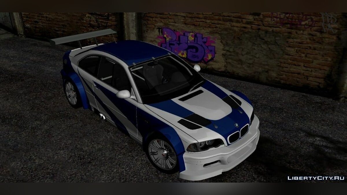 Скачать BMW M3 E46 GT-R (NFS Most Wanted) для GTA San Andreas (iOS, Android)